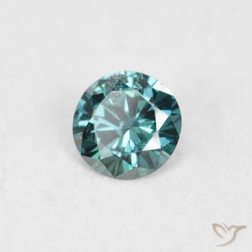 Diamant Vert naturelle Tour, 0.03 ct, VS