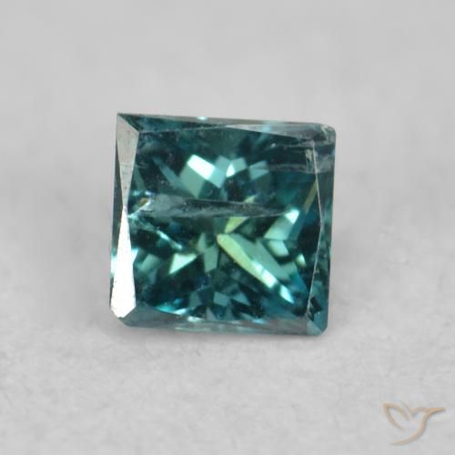 0.07ct Naturel Bleu Diamant, Carré, VS