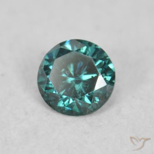 Diamant Vert naturelle Tour, 0.07 ct, VS