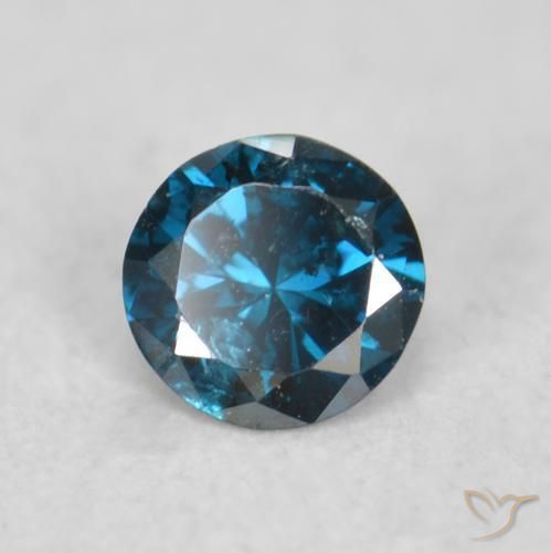 Diamant Bleu naturelle Tour, 0.06 ct, VS