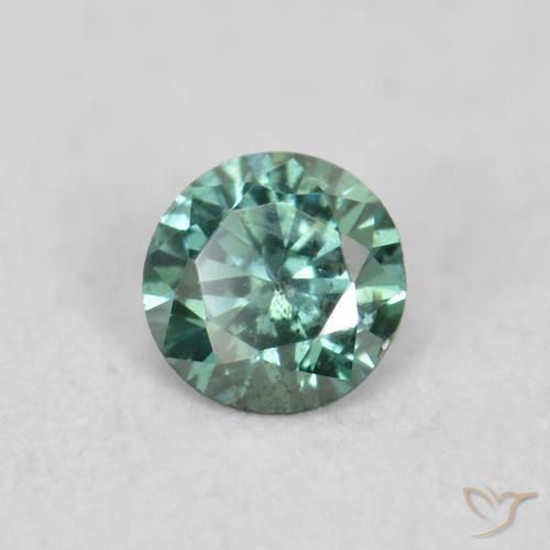 Diamant Vert naturelle Tour, 0.05 ct, VS