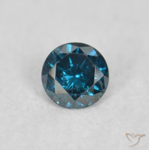 0.03ct Naturel Bleu Diamant, Tour, VS