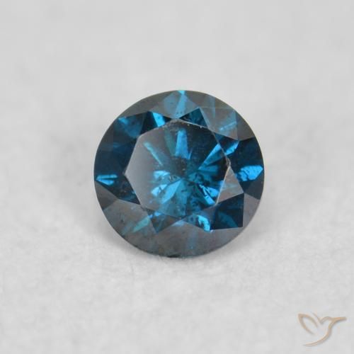 Diamant Bleu naturelle Tour, 0.05 ct, VS