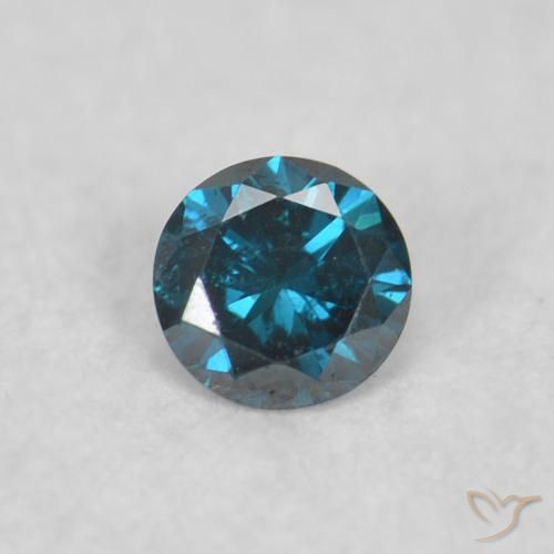 0.04ct Naturel Bleu Diamant, Tour, VS