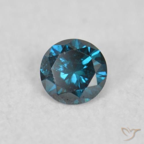 Diamant Bleu naturelle Tour, 0.04 ct, VS