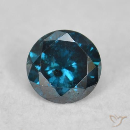 0.06ct Naturel Bleu Diamant, Tour, VS