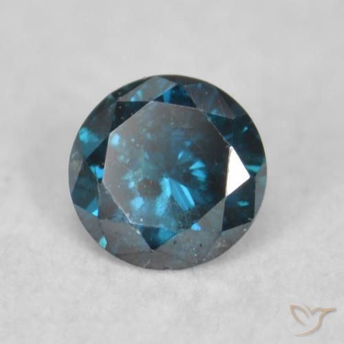 Diamant Bleu naturelle Tour, 0.06 ct, VS