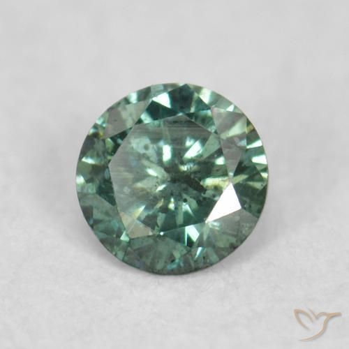 Diamant Vert naturelle Tour, 0.06 ct, VS