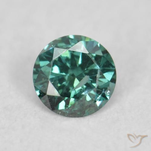 0.05ct Naturel Vert Diamant, Tour, VS