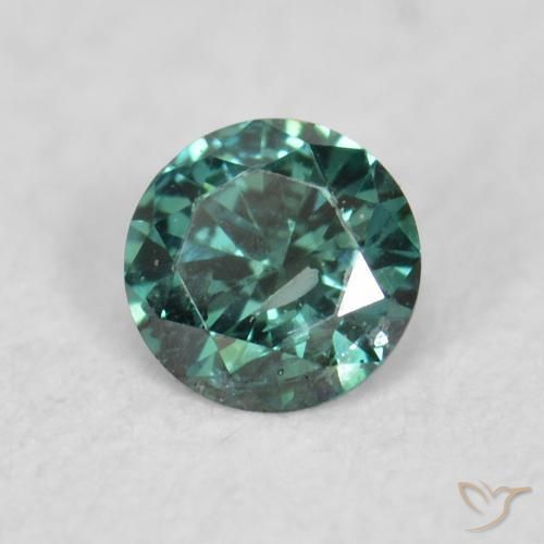Diamant Vert naturelle Tour, 0.05 ct, VS