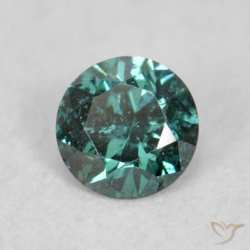 Diamant Vert naturelle Tour, 0.07 ct, VS