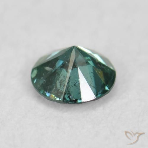 Diamant Vert naturelle Tour, 0.07 ct, VS