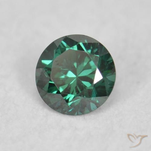 Diamant Vert naturelle Tour, 0.06 ct, VS