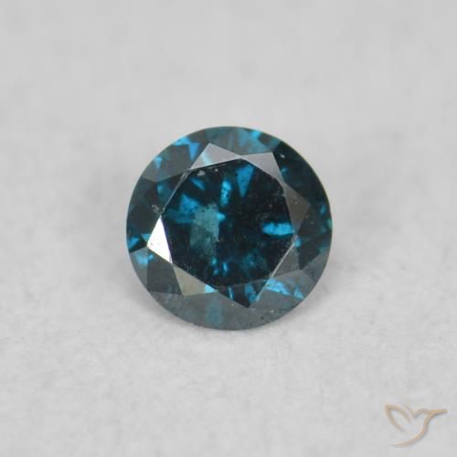0.04ct Naturel Bleu Diamant, Tour, VS-SI
