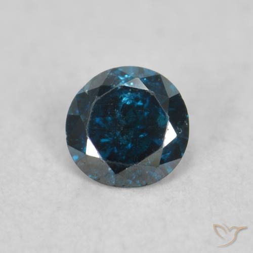 0.06ct Naturel Bleu Diamant, Tour, VS-SI