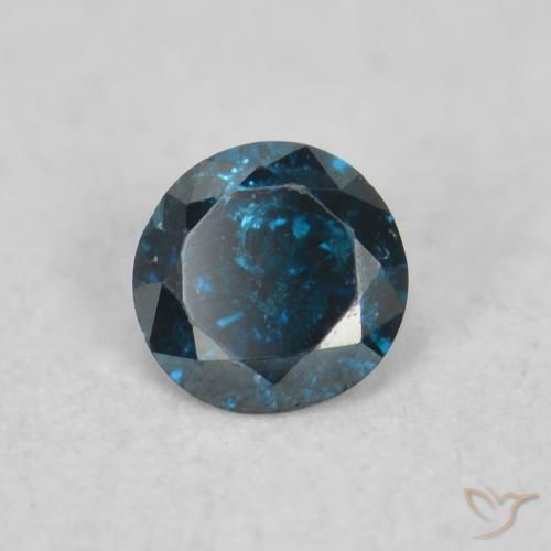 Diamant Bleu naturelle Tour, 0.06 ct, VS-SI