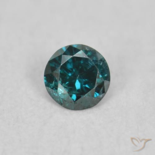 0.03ct Naturel Bleu Diamant, Tour, VS-SI