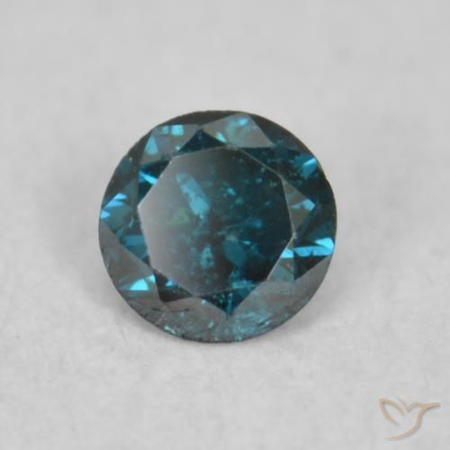 Diamant Bleu naturelle Tour, 0.08 ct, VS-SI