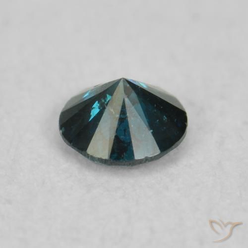 Diamant Bleu naturelle Tour, 0.08 ct, VS-SI