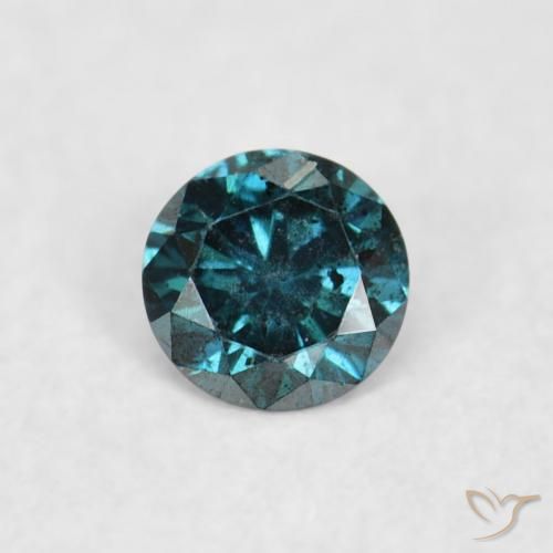 0.05ct Naturel Bleu Diamant, Tour, VS