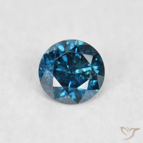 0.04ct Naturel Bleu Diamant, Tour, VS