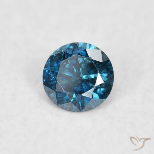 Diamant Bleu naturelle Tour, 0.04 ct, VS
