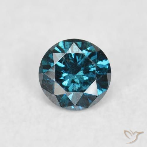 0.07ct Naturel Bleu Diamant, Tour, VS
