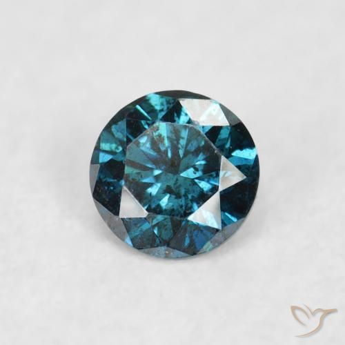 Diamant Bleu naturelle Tour, 0.07 ct, VS