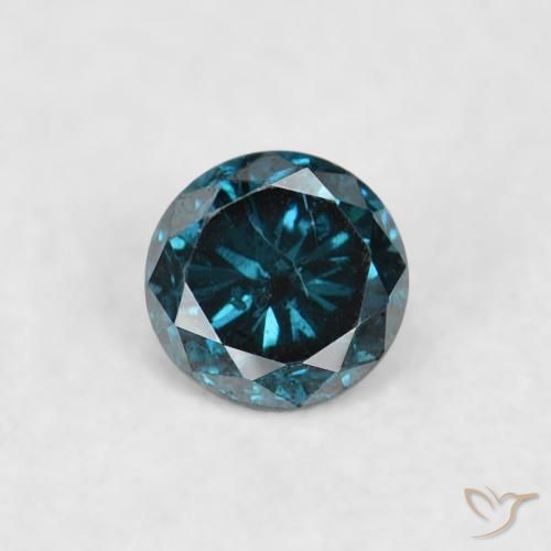 0.05ct Naturel Bleu Diamant, Tour, VS