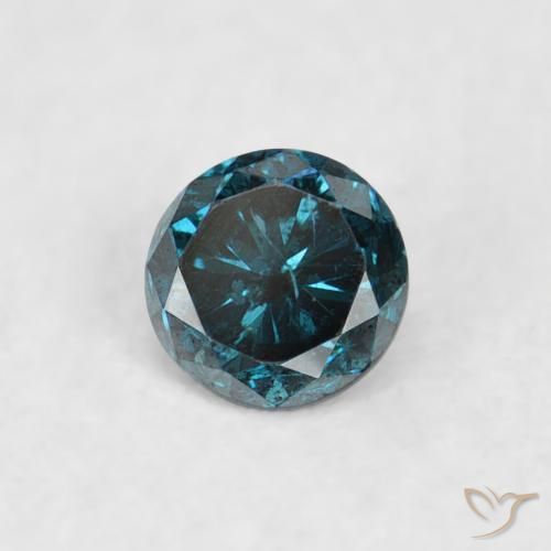 Diamant Bleu naturelle Tour, 0.05 ct, VS