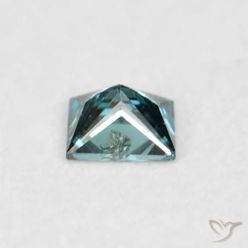 Diamant Bleu naturelle Carré, 0.03 ct, VS
