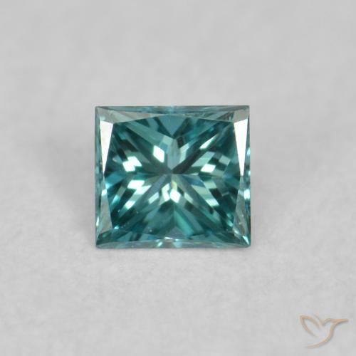 0.03ct Naturel Vert Diamant, Carré, VVS-VS
