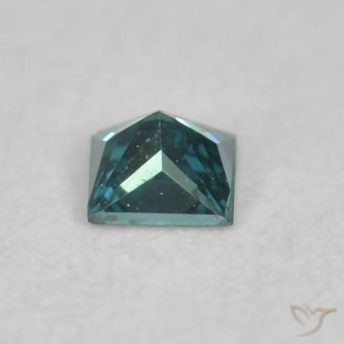 Diamant Vert naturelle Carré, 0.04 ct, VVS-VS