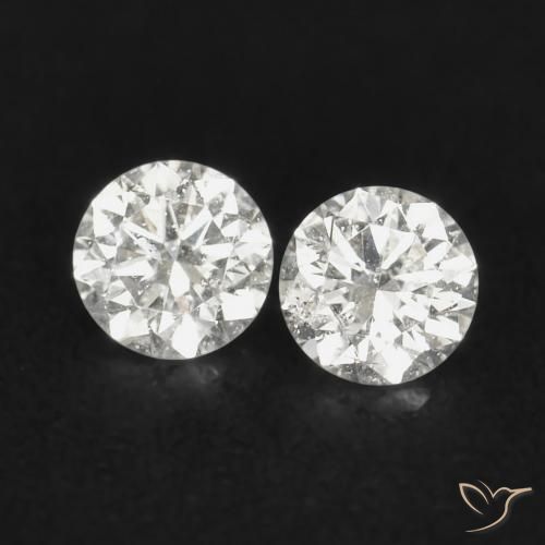 0.07ctw Naturel H Diamant, Tour, VS-SI