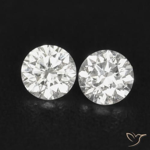 0.07ctw Naturel H Diamant, Tour, VS-SI