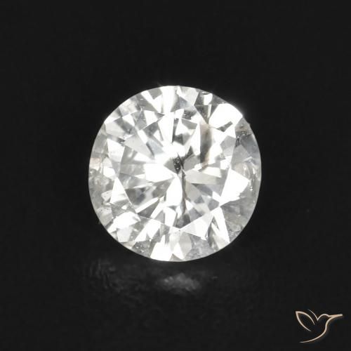 0.11ct Naturel H Diamant, Tour, SI