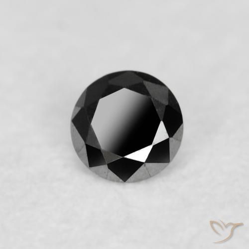 Diamant Noire naturelle Tour, 0.03 ct, Opaque