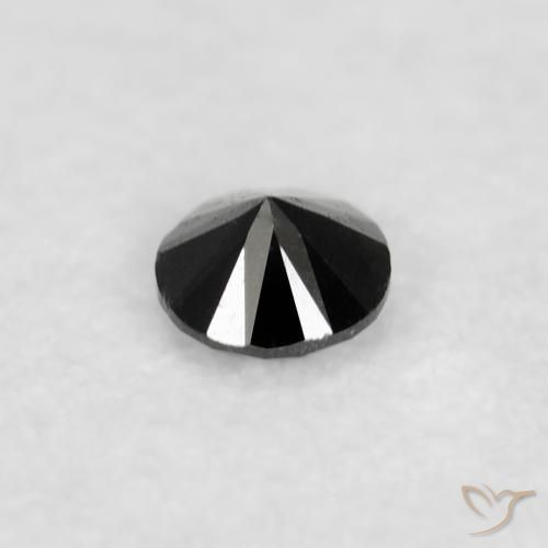Diamant Noire naturelle Tour, 0.02 ct, Opaque