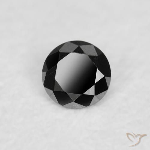 Diamant Noire naturelle Tour, 0.03 ct, Opaque