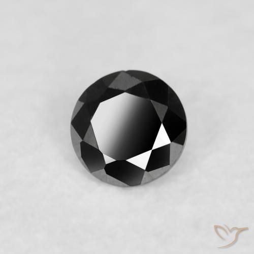 Diamant Noire naturelle Tour, 0.03 ct, Opaque