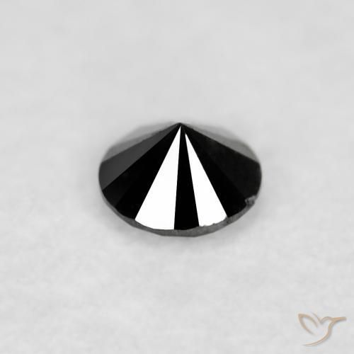 Diamant Noire naturelle Tour, 0.03 ct, Opaque