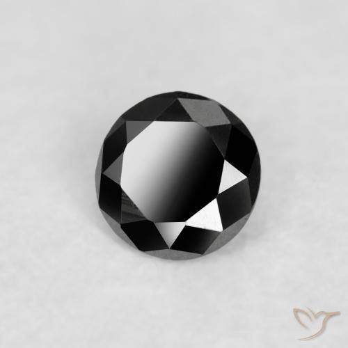 Diamant Noire naturelle Tour, 0.03 ct, Opaque