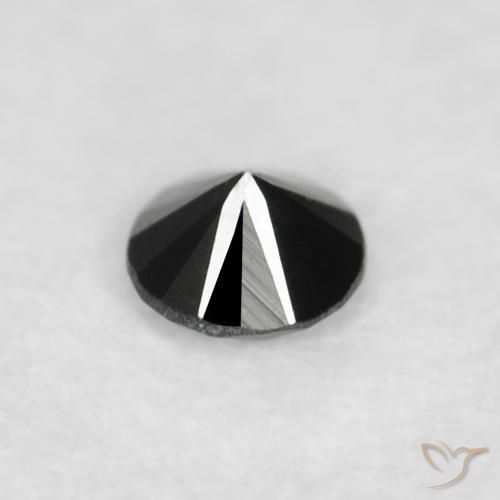 Diamant Noire naturelle Tour, 0.03 ct, Opaque