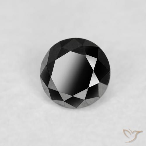 Diamant Noire naturelle Tour, 0.03 ct, Opaque