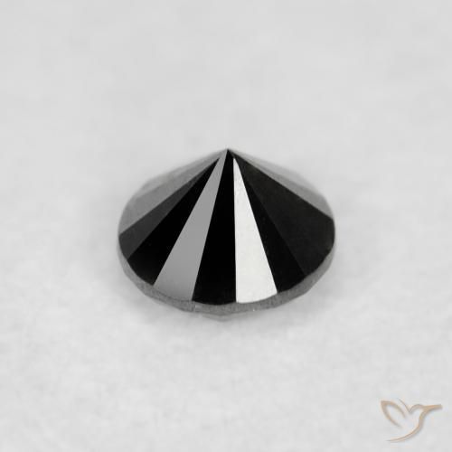 Diamant Noire naturelle Tour, 0.03 ct, Opaque