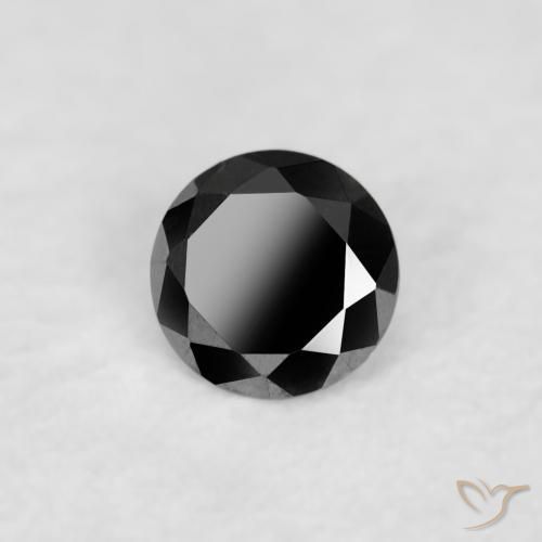 Diamant Noire naturelle Tour, 0.03 ct, Opaque