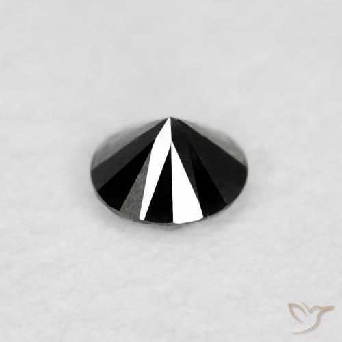 Diamant Noire naturelle Tour, 0.03 ct, Opaque