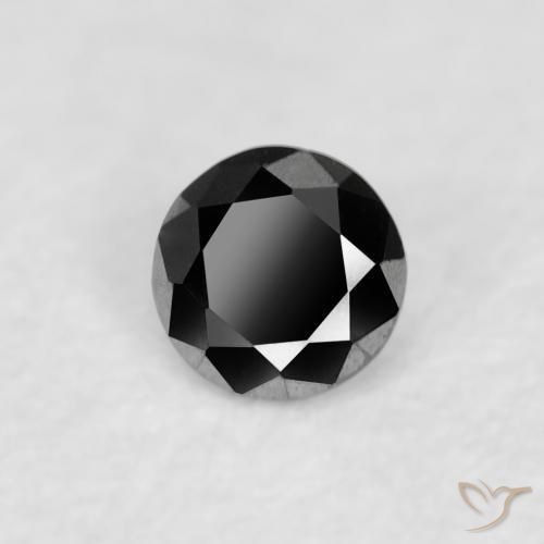 Diamant Noire naturelle Tour, 0.03 ct, Opaque