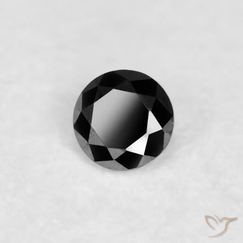 Diamant Noire naturelle Tour, 0.04 ct, Opaque