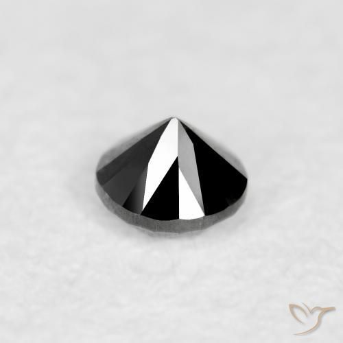 Diamant Noire naturelle Tour, 0.04 ct, Opaque
